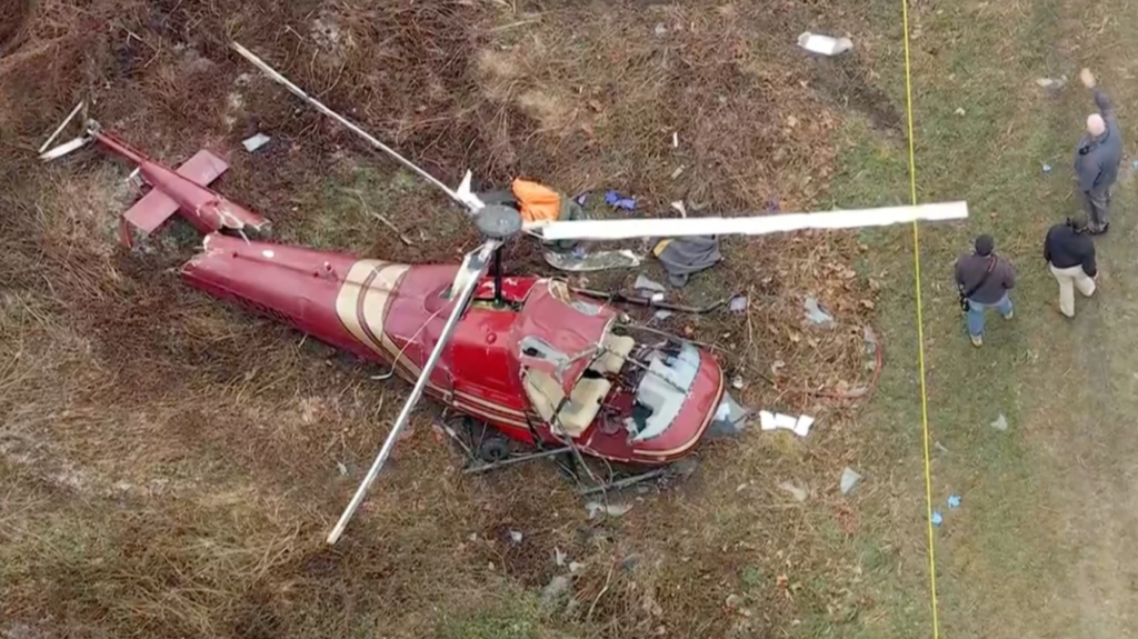 Midair Helicopter Collision Over New Jersey Airport Leaves One Dead, One Critically Hurt